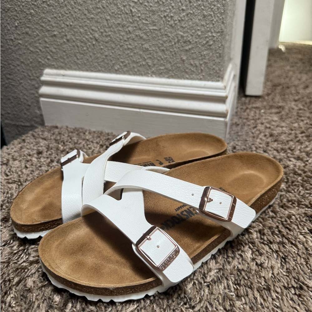 Birkenstock White Sandals